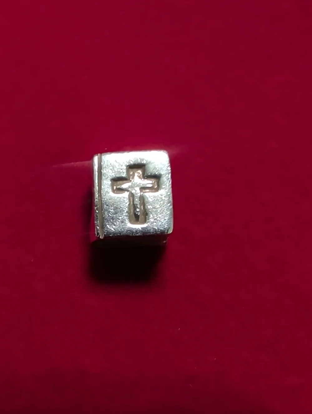 Pandora Retired Steering Silver Bible Charm